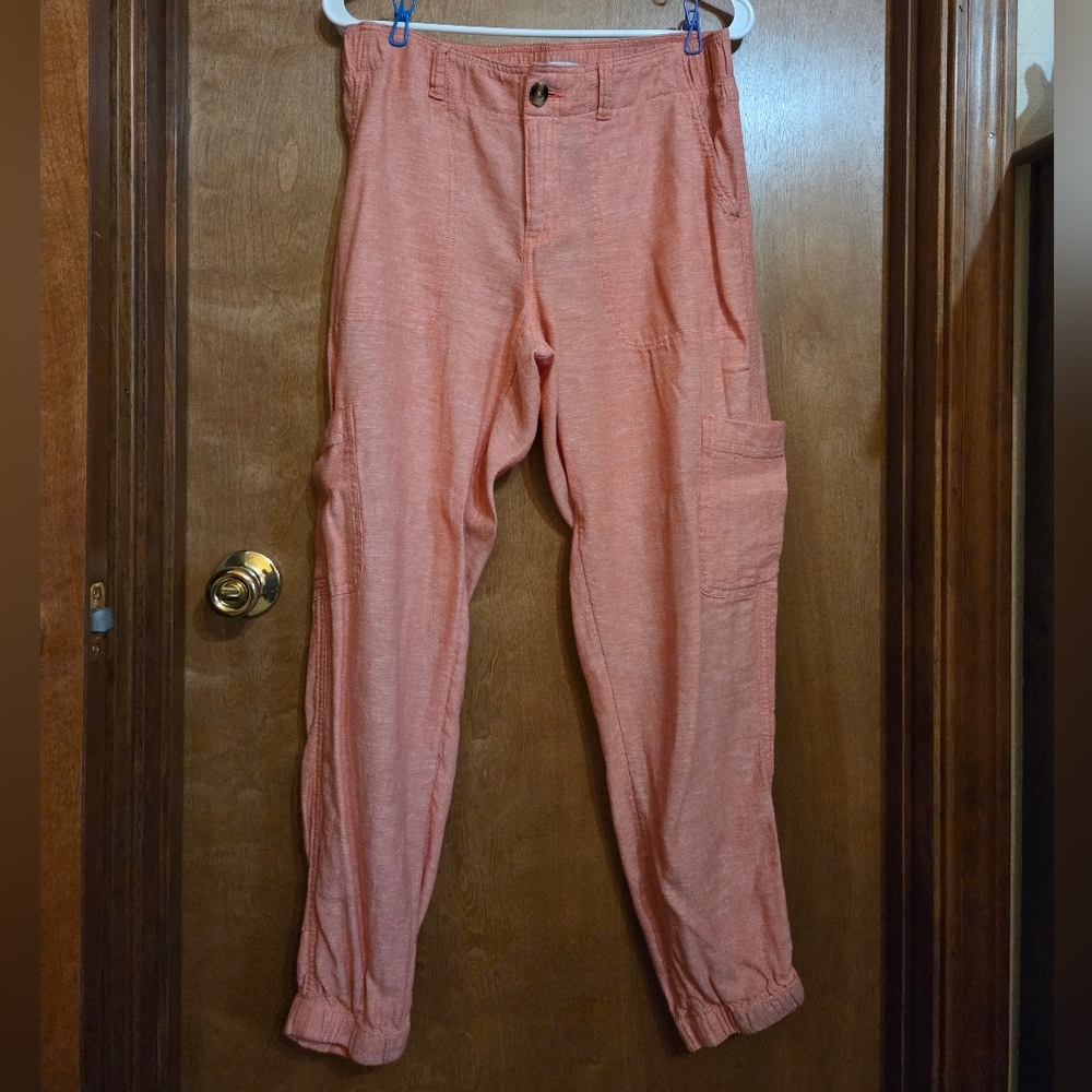 Sonoma Women's Orange Cargo Pants